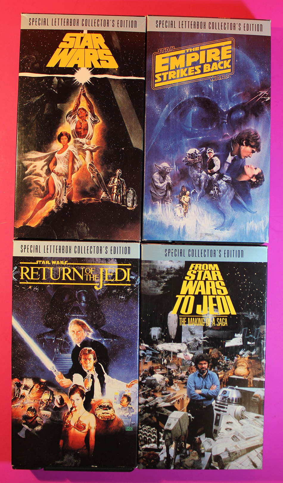 star wars trilogy special letterbox collector's edition vhs