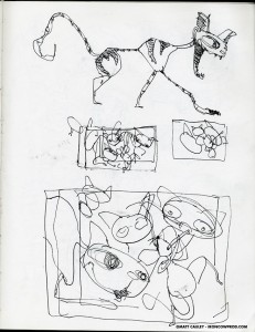 CATS SKETCHBOOK by Matt 'Iron-Cow' Cauley - "Cat Doodles"