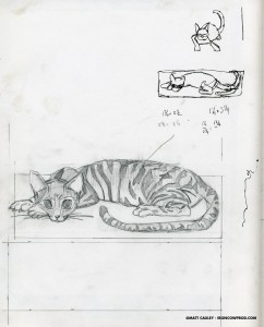 CATS SKETCHBOOK by Matt 'Iron-Cow' Cauley - "Nala Sketch"