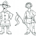 Fire Fighter & Knight – Illustration by Matt ‘Iron-Cow’ Cauley