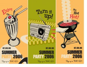 Summer Party Illustrations - Banners