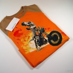 T-Rex Biker – Finished Shirt