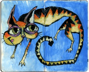 CATS SKETCHBOOK by Matt 'Iron-Cow' Cauley - "Sketchbook Project: 2011"