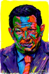 "Hugo Chavez" - Latin America Investing Conference Illustrations by Matt Cauley / Iron-Cow