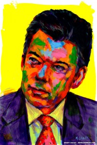 "Juan Manuel Santos" - Latin America Investing Conference Illustrations by Matt Cauley / Iron-Cow