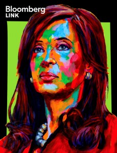 POSTER: "Christina Kirchner" - Latin America Investing Conference Illustrations by Matt Cauley / Iron-Cow