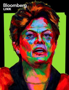 POSTER: "Dilma Rousseff" - Latin America Investing Conference Illustrations by Matt Cauley / Iron-Cow